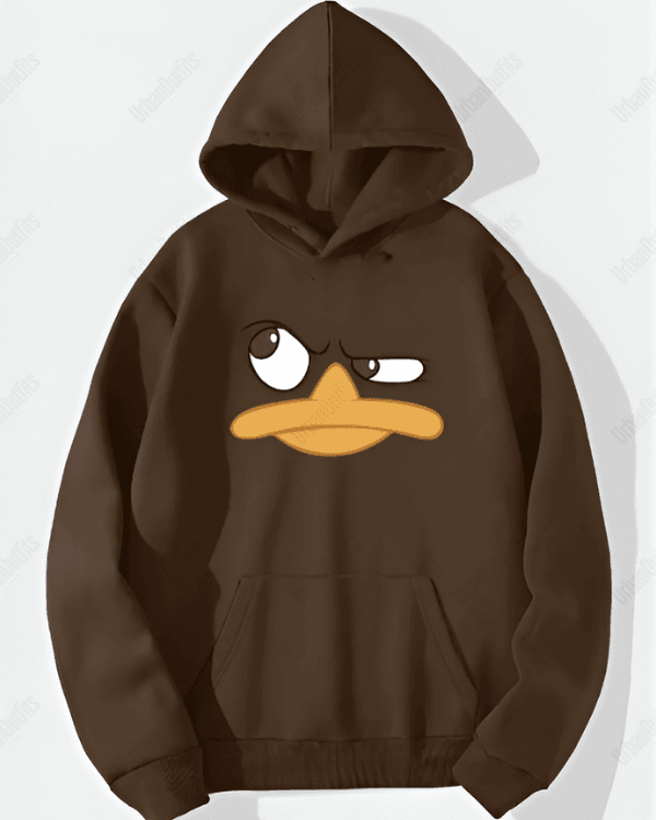 UrbanOutfits Oversized Hoodie Brown / Cotton-Fleece / S No Days Off - Oversized Hoodie [ Unisex ]