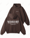 UrbanOutfits Oversized Hoodie Brown / Cotton-Fleece / S No Days Off - Oversized Hoodie [ Unisex ]