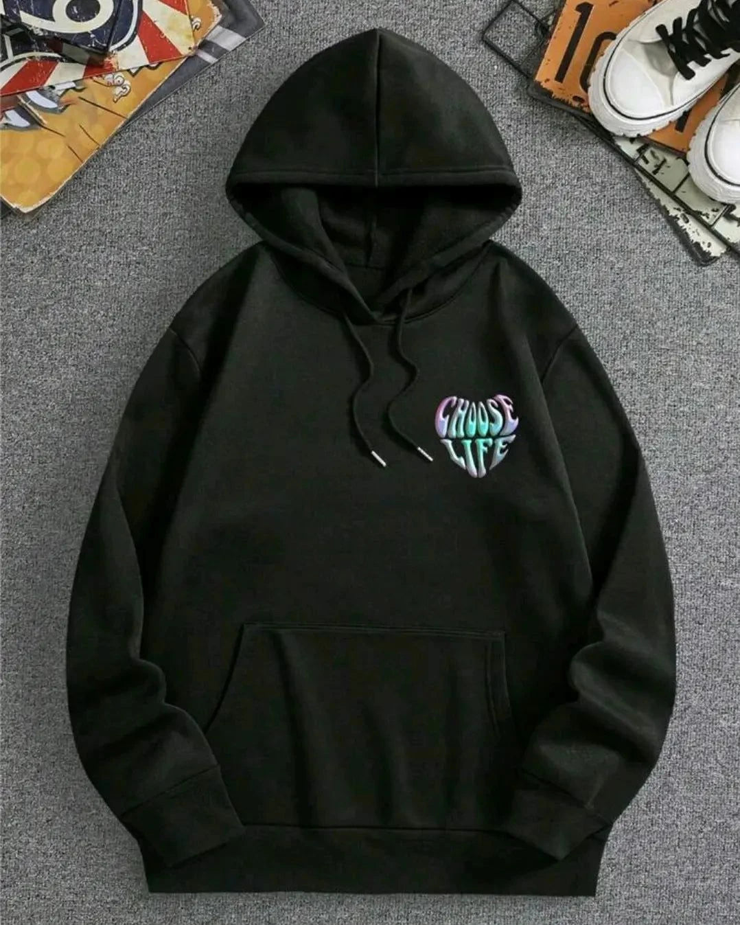 UrbanOutfits Oversized Hoodie CHOOSE LIFE Oversized Hoodie