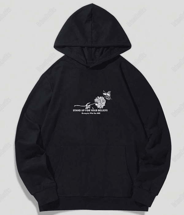 UrbanOutfits Oversized Hoodie Flower Oversized Hoodie