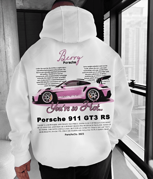 UrbanOutfits Oversized Hoodie Porsche GT3 Oversized Hoodie