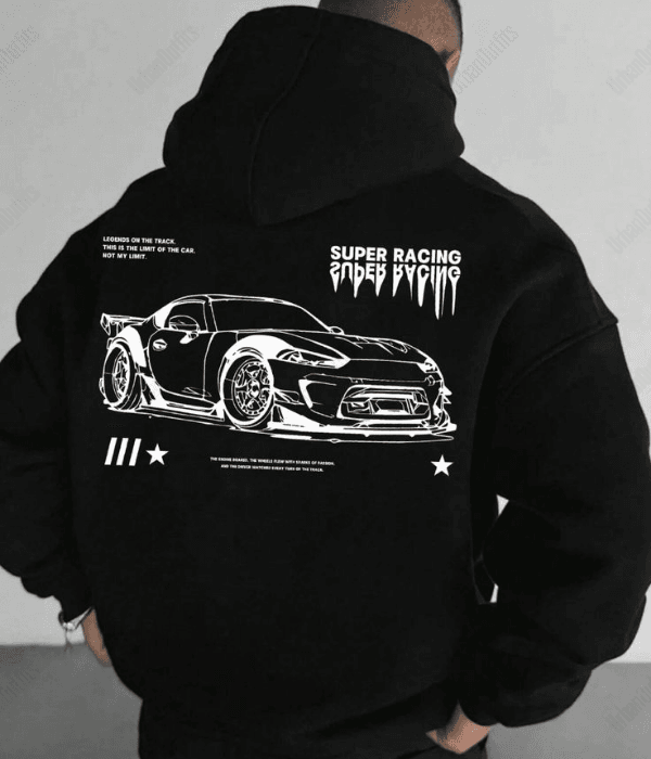 UrbanOutfits Oversized Hoodie Racing Oversized Hoodie