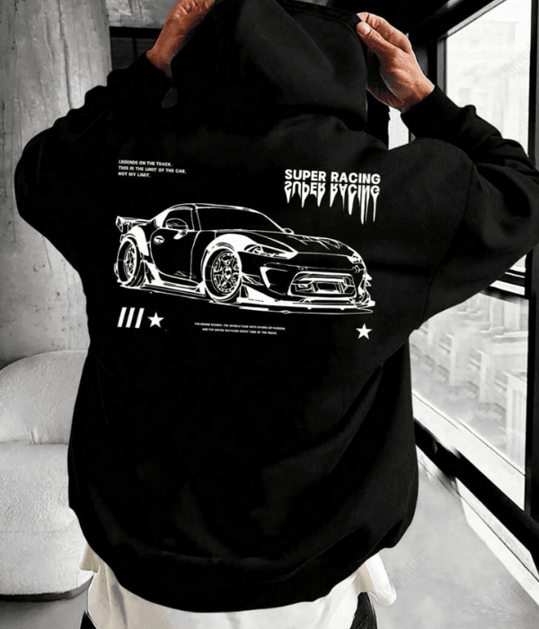 UrbanOutfits Oversized Hoodie Racing Oversized Hoodie