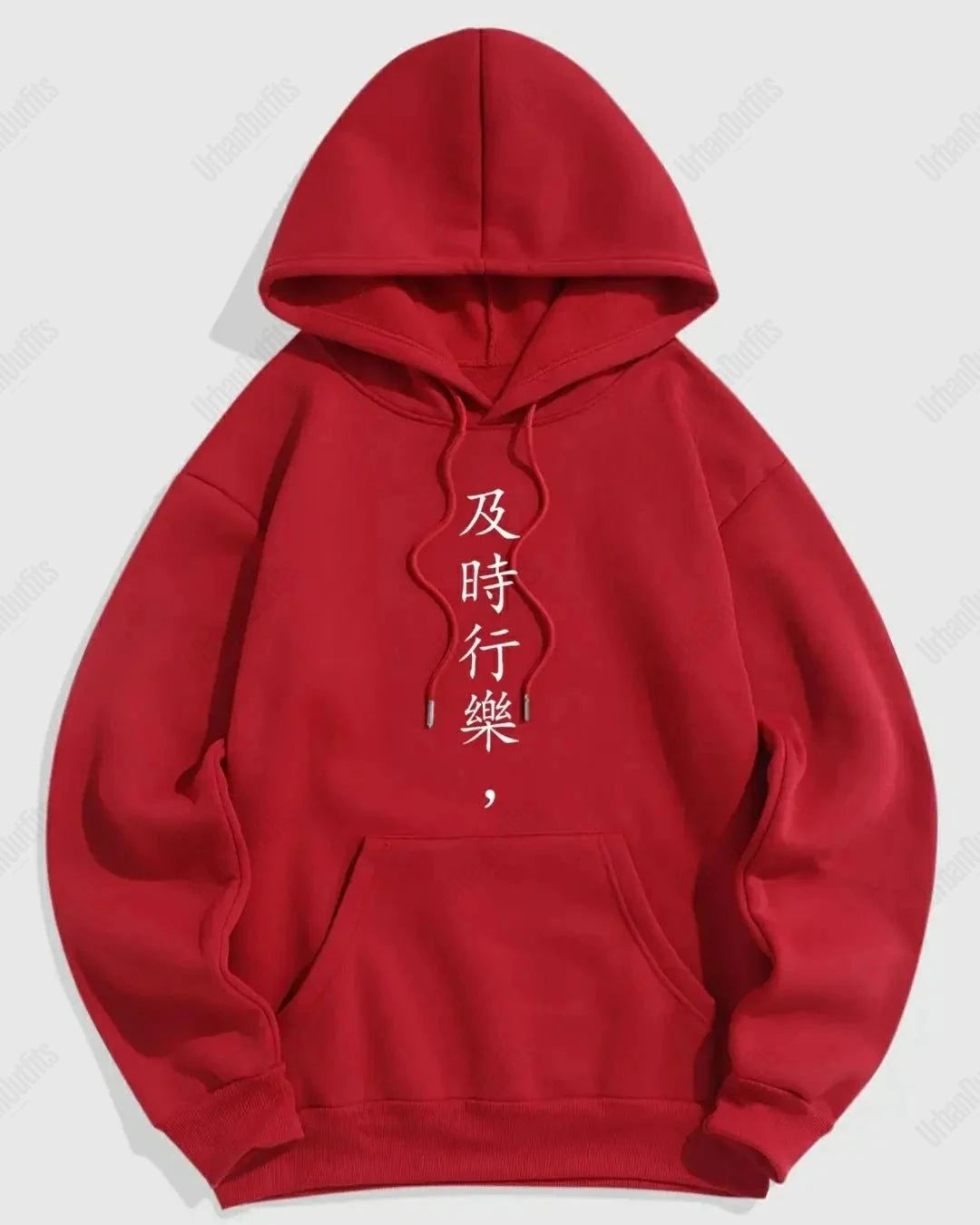 UrbanOutfits Oversized Hoodie Red / Cotton-Fleece / S Unisex Oversized Hoodie