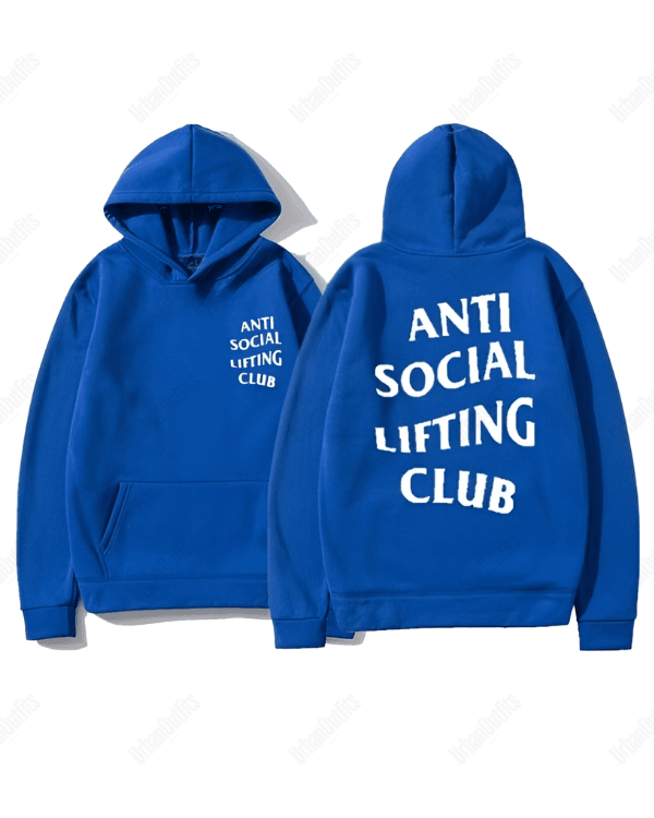 UrbanOutfits Oversized Hoodie Royal Blue / Cotton-Fleece / S Anti Social Lifting Club - Oversized Hoodie [ Unisex ]
