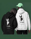 UrbanOutfits Oversized Hoodie White / Cotton-Fleece / S Hollow - Oversized Hoodie [ Unisex ]