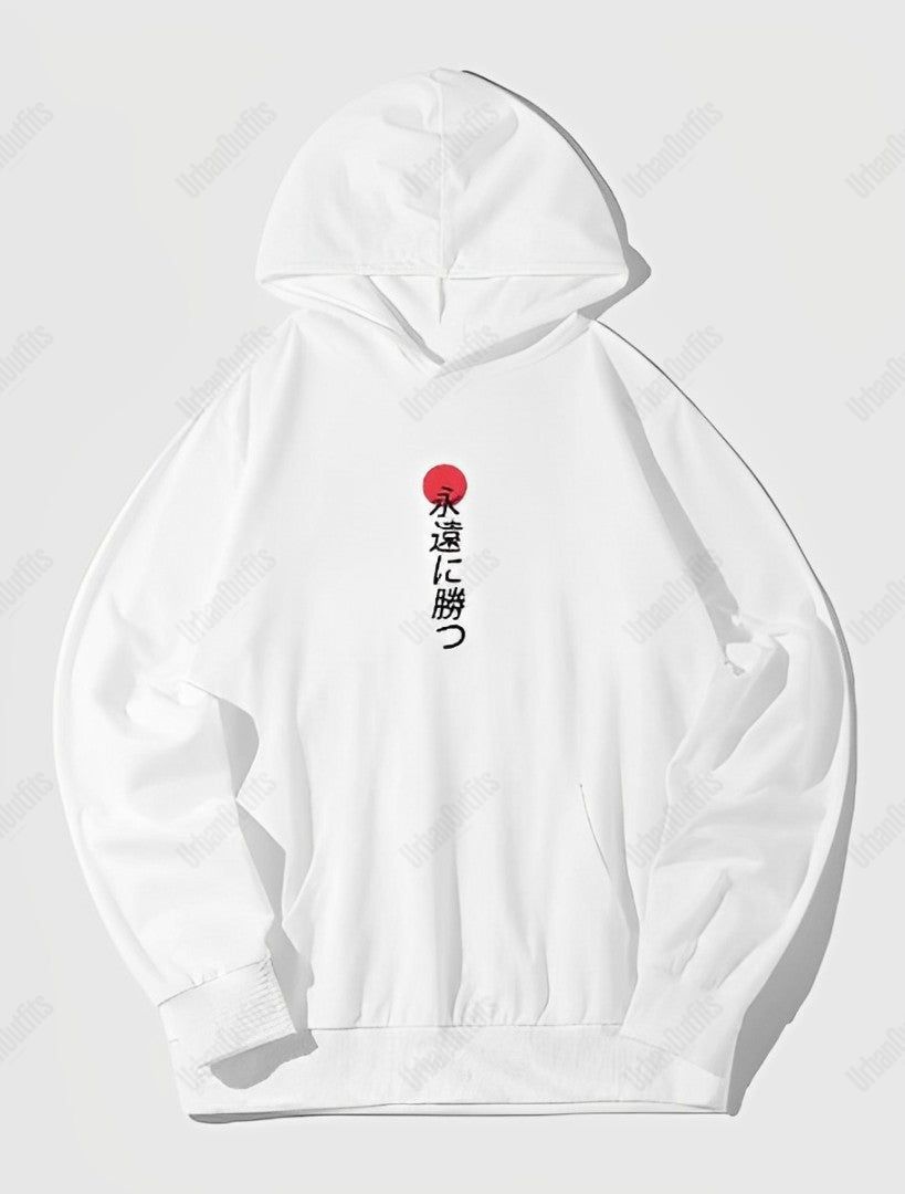 UrbanOutfits Oversized Hoodie White / Cotton-Fleece / S Japan Oversized Hoodie