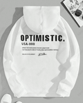 UrbanOutfits Oversized Hoodie White / Cotton-Fleece / S Optimistic - Oversized Hoodie [ Unisex ]
