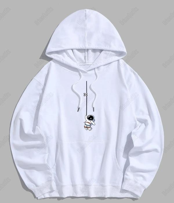 UrbanOutfits Oversized Hoodie White / Cotton-Fleece / S Oversized Hoodie