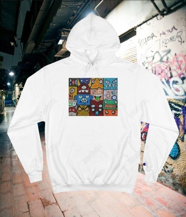 UrbanOutfits Oversized Hoodie White / Cotton-Fleece / S Oversized Hoodie