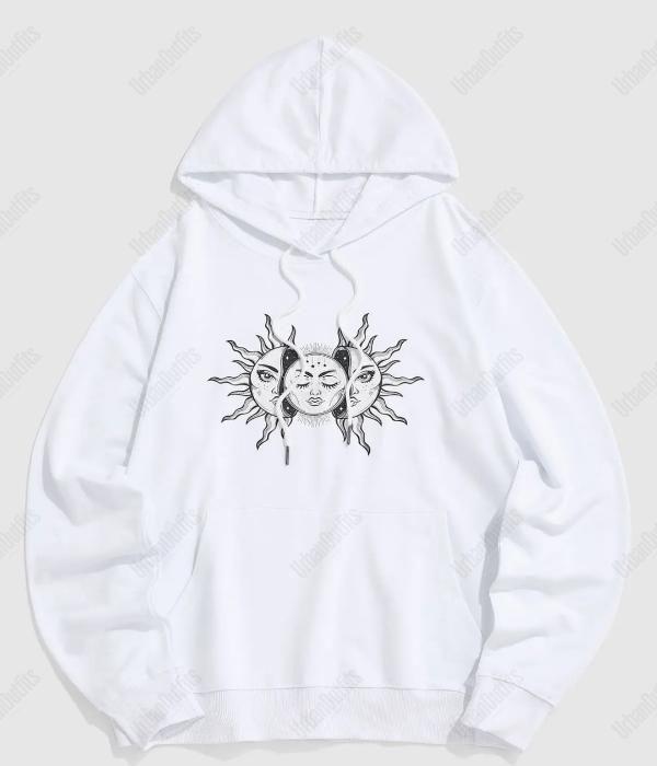 UrbanOutfits Oversized Hoodie White / Cotton-Fleece / S SUNSHINE Oversized Hoodie