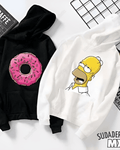 UrbanOutfits Oversized Hoodie White / Cotton-Fleece / S The Simpsons - Oversized Hoodie [ Unisex ]
