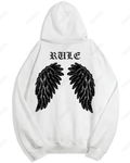 UrbanOutfits Oversized Hoodie White / Cotton-Fleece / S WINGS - Oversized Hoodie [ Unisex ]