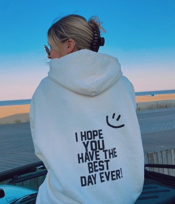 UrbanOutfits Oversized Hoodie White / Cotton-Fleece / S Women Oversized Hoodie