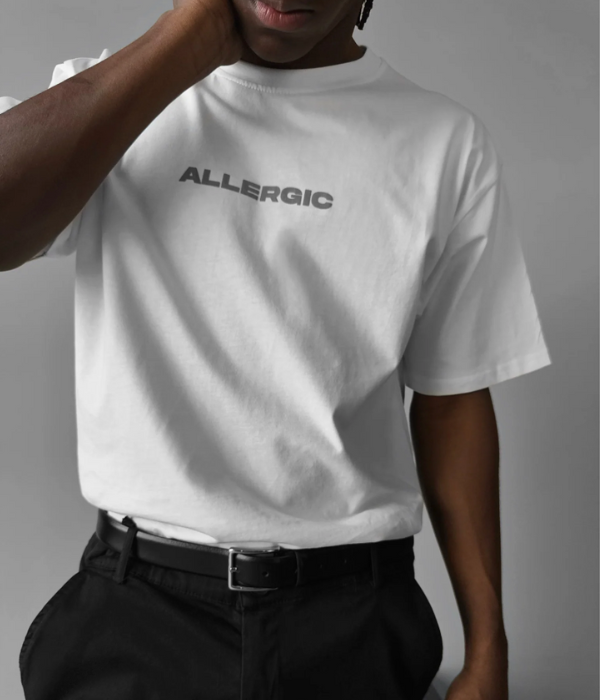 UrbanOutfits Oversized T-shirt ' Allergic To People ' Oversized T-shirt [ Unisex ]