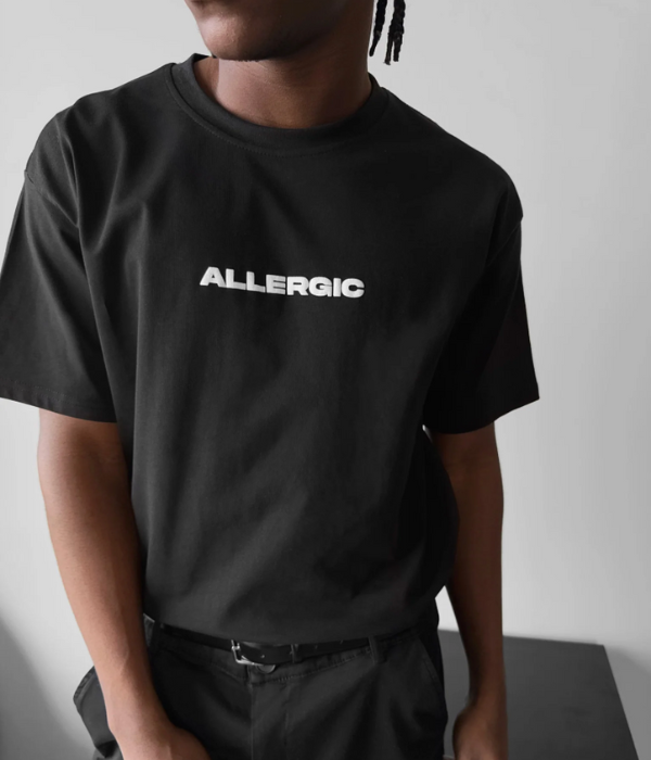 UrbanOutfits Oversized T-shirt ' Allergic To People ' Oversized T-shirt [ Unisex ]