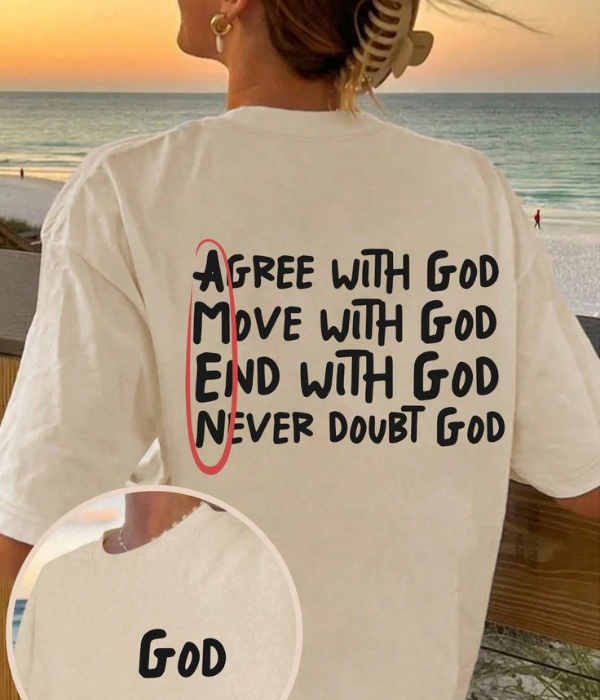 UrbanOutfits Oversized T-Shirt Beige / S AMEN- Oversized T-shirt [ Unisex ]