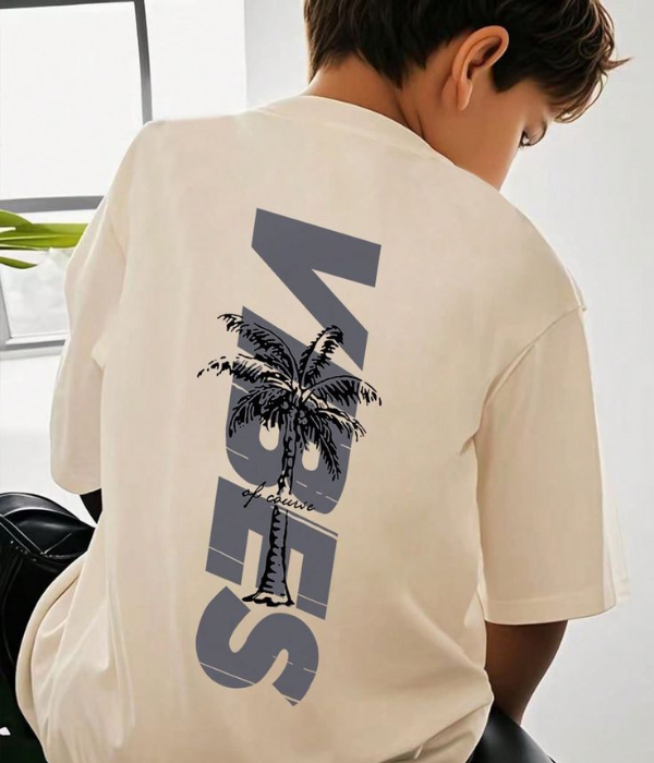 UrbanOutfits Oversized T-shirt Beige / S Oversized T-shirt [ Unisex ]
