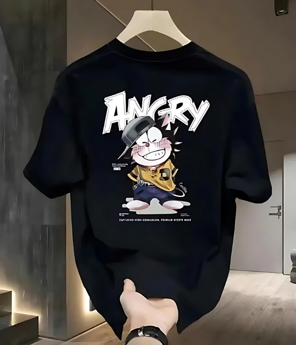 UrbanOutfits Oversized T-shirt Black / S ANGRY - Oversized T-shirt [ Unisex ]