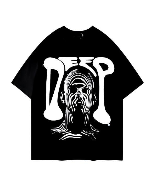 UrbanOutfits Oversized T-Shirt Black / S DEEP Oversized T-shirt [ Unisex ]