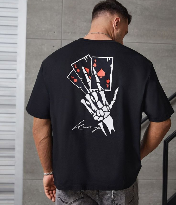 UrbanOutfits Oversized T-shirt Black / S Men Oversized T-shirt [ UNISEX ]