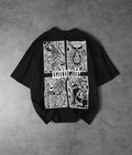 UrbanOutfits Oversized T-shirt Black / S 'NATURALE ' Oversized T-shirt [ Unisex ]