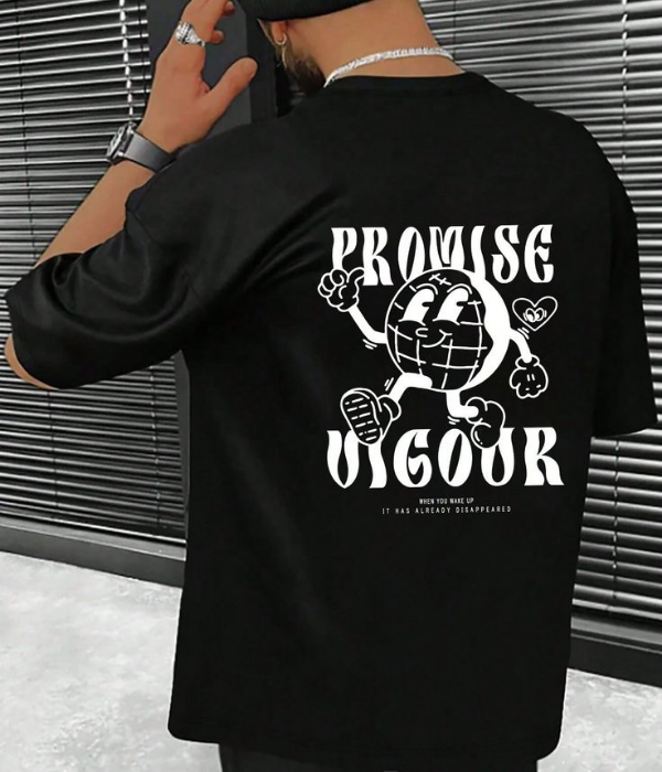UrbanOutfits Oversized T-Shirt Black / S PROMISE - Men Oversized T-shirt