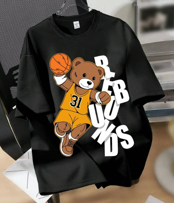 UrbanOutfits Oversized T-Shirt Black / S REBOUNDS - Oversized T-shirt [ Unisex ]