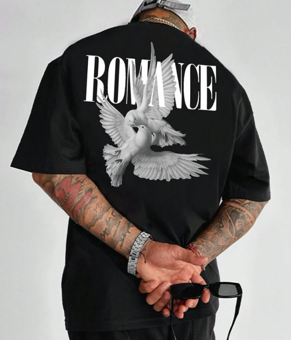 UrbanOutfits Oversized T-shirt Black / S ' Romance ' Oversized T-shirt [ UNISEX ]