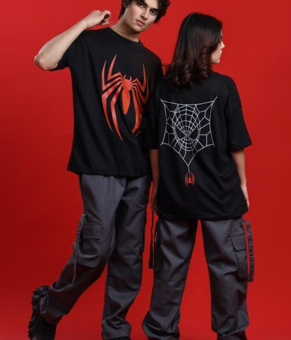 UrbanOutfits Oversized T-shirt Black / S Spider Oversized T-shirt [ UNISEX ]