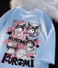 UrbanOutfits Oversized T-shirt Blue / S KUROMI- Women Oversized T-shirt