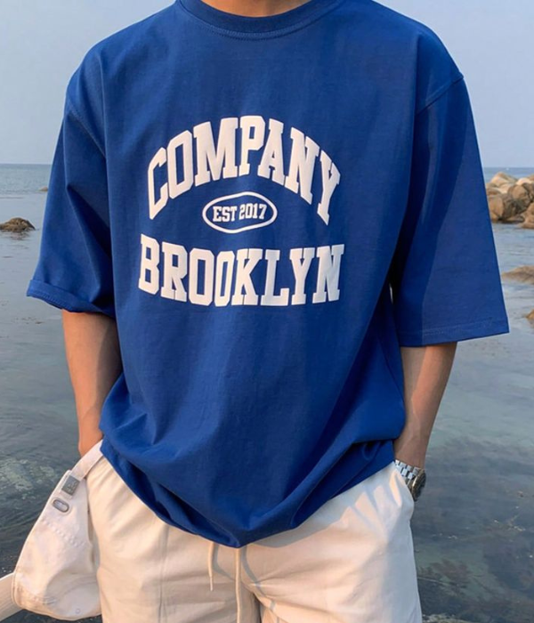 UrbanOutfits Oversized T-shirt Dark blue / S Men Oversizes T-shirt