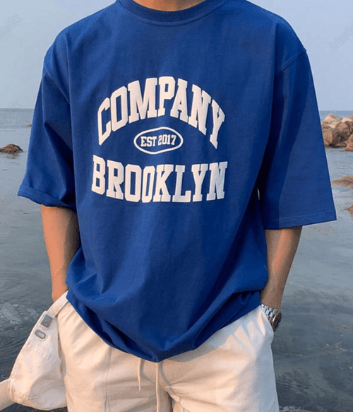 UrbanOutfits Oversized T-shirt Dark blue / S Men Oversizes T-shirt
