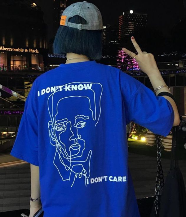 UrbanOutfits Oversized T-shirt Dark blue / S Oversized T-shirt [ Unisex ]