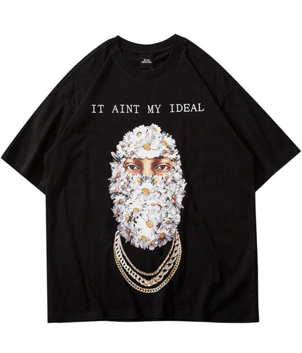 UrbanOutfits Oversized T-shirt 'IT AINT MY IDEAL' Oversized T-Shirt
