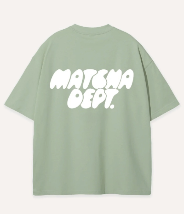 UrbanOutfits Oversized T-shirt mint / S ' Matcha Dept ' Oversized T-shirt [ Unisex ]