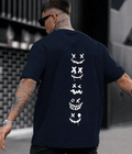 UrbanOutfits Oversized T-Shirt Navy / S EMOJI - Men Oversized T-shirt
