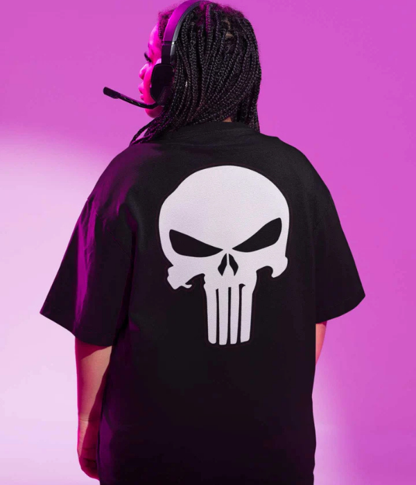 UrbanOutfits Oversized T-shirt PUNISHER Oversized T-shirt [ Unisex ]