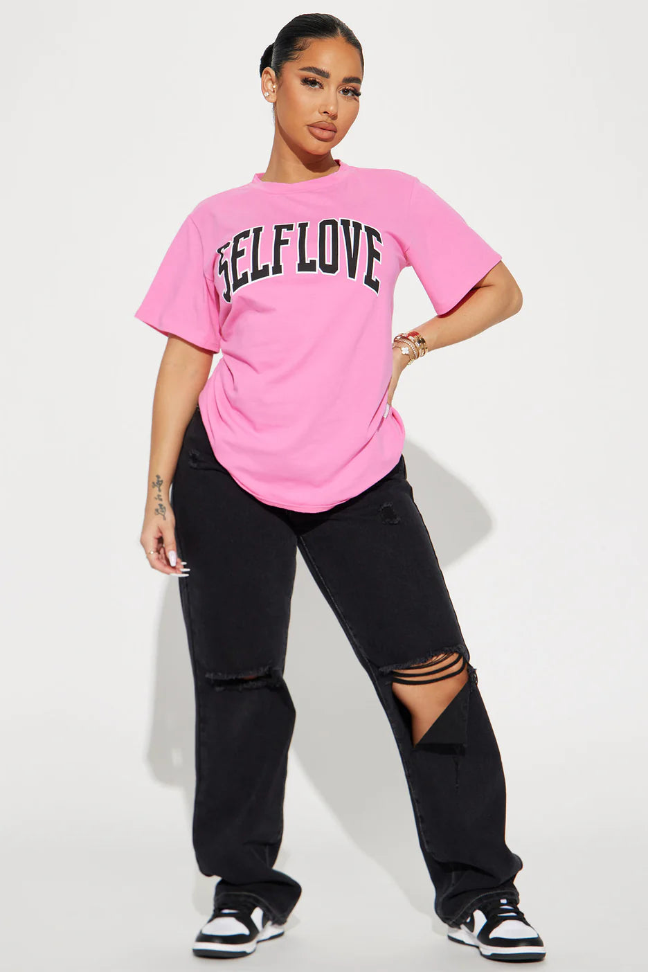 UrbanOutfits Oversized T-shirt SelfLove Oversized Women T-Shirt