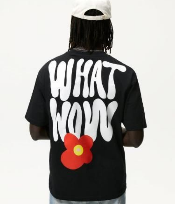 UrbanOutfits Oversized T-shirt WHAT WOW Oversized T-Shirt