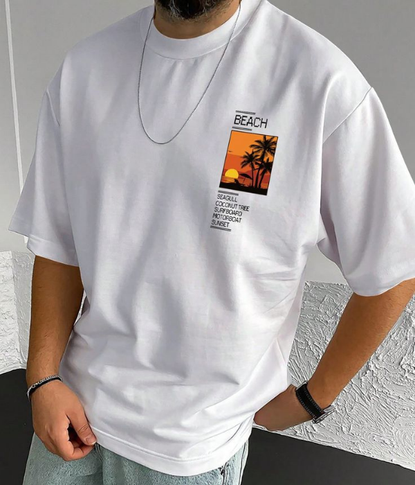 UrbanOutfits Oversized T-shirt White / Cotton / S Summer Oversized T-Shirt