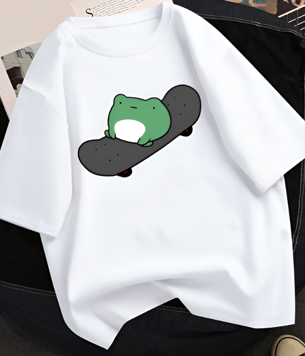 UrbanOutfits Oversized T-shirt White / S CARTOON Oversized T-shirt [ Unisex ]