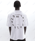 UrbanOutfits Oversized T-shirt White / S Clock Oversized T-shirt [ Unisex ]