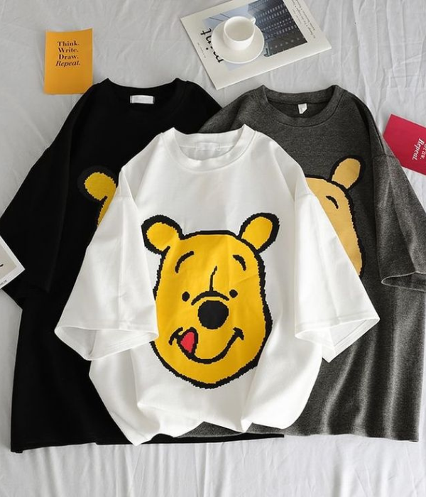UrbanOutfits Oversized T-shirt White / S Disney Winnie Oversized T-shirt [ Unisex ]