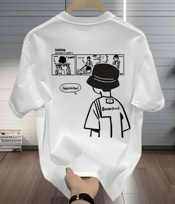 UrbanOutfits Oversized T-Shirt White / S GO WOW ! - Oversized T-shirt