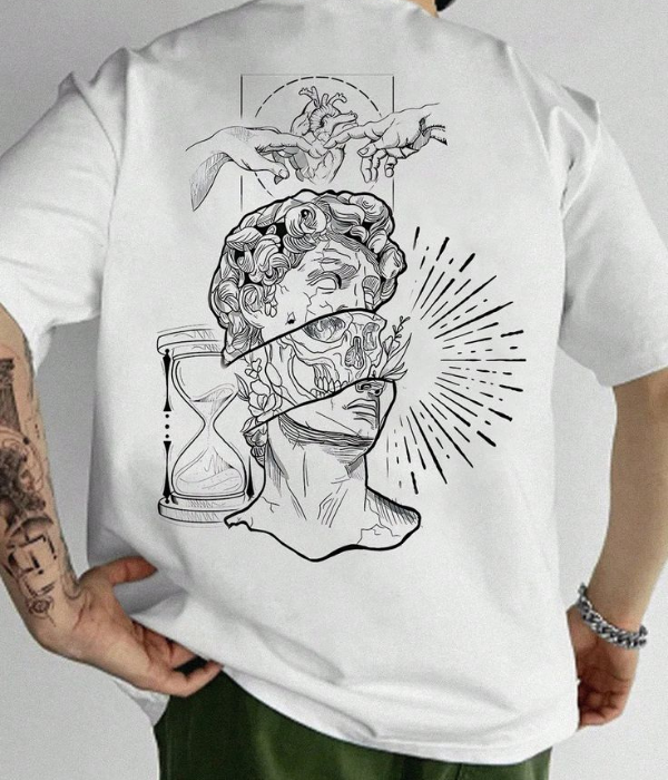 UrbanOutfits Oversized T-shirt White / S Men Oversized T-shirt