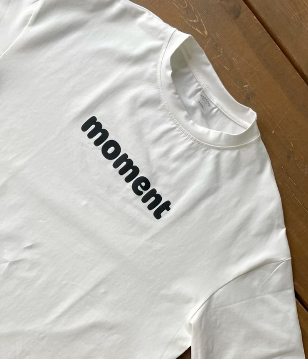 UrbanOutfits Oversized T-shirt White / S 'moment' Oversized T-shirt [ UNISEX ]
