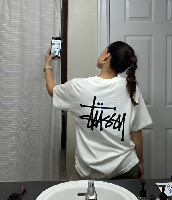 UrbanOutfits Oversized T-shirt White / S STUSSY Oversized T-shirt  [ Unisex ]