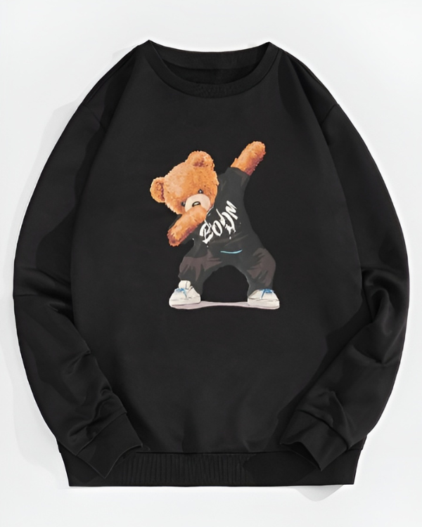 UrbanOutfits Sweatshirt Black / Cotton-Fleece / S BOOM - Oversized Sweatshirt