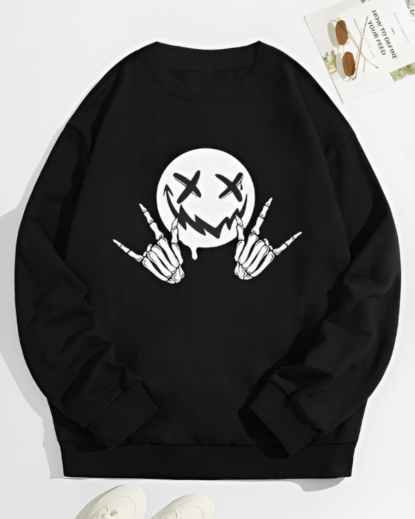 UrbanOutfits sweatshirt Black / Cotton-Fleece / S Cool - Oversized sweatshirt